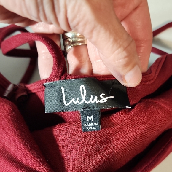 Lulu's Chic Backless Red Dress - Picture 2 of 6